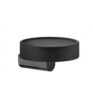 Gessi Rilievo Мыльница с керамической чашей Neolite, подвесная, цвет: black metal PVD 59502#706