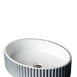 Boheme Monaco Раковина чаша овальная 50х35х14h см, без перелива, цвет: silver 878-S