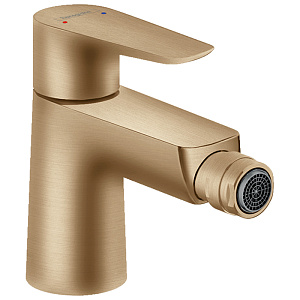 Hansgrohe Talis E Смеситель для биде однорычажный, с донным клапаном, цвет: шлиф. бронза 71720140