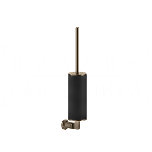 Gessi Inciso Ершик для унитаза подвесной, колба Neolite, цвет: black/coffee bronze brushed PVD 58520#761