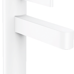 Hansgrohe Finoris Смеситель для раковины однорычажный, с донным клапаном, цвет: матовый белый 76010700