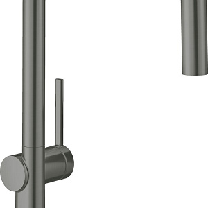 Hansgrohe Talis M54 Смеситель для кухни, высота излива 22 см, цвет: шлифованный черный хром 72806340