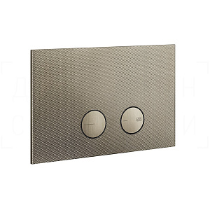 Gessi Inverso Diamantato Кнопка смыва для инст.. Geberit, 2 реж., латунь, цвет: finox brushed nickel 54681#149