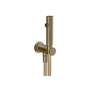 Gessi Total Look Гидроершик без смесителя, шланг 125 см, цвет: deep bronze brushed PVD 45121#791