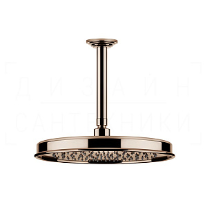 Gessi Venti20 Верхний душ d32,8 см, потолочный кронштейн, 1 вид струи, цвет: copper PVD 65153#030