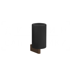Gessi Origini Стакан подвесной, керамический Neolite, цвет: black/dark bronze 66408#845