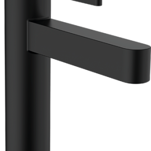 Hansgrohe Finoris Смеситель для раковины однорычажный, с донным клапаном, цвет: матовый черный 76024670
