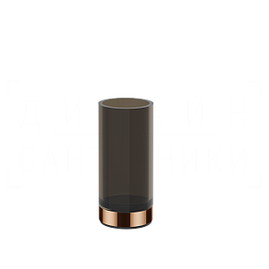 Gessi Perle Стакан настольный, стеклянный, цвет: copper PVD 74833#030