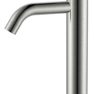 Boheme Stick Touch Смеситель для раковины высота излива 20,6 см, без д/к, цвет: nickel brush 122-NB.2