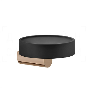 Gessi Rilievo Мыльница с керамической чашей Neolite, подвесная, цвет: copper PVD 59502#030