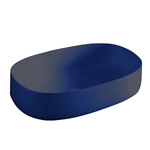 ArtCeram Cognac Раковина чаша 55x35x14,5h см, без перелива, покрытие Saniglaze, цвет: glossy black COL003 03 00