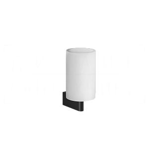 Gessi Origini Стакан подвесной, керамический Neolite, цвет: white/matte black 66407#299