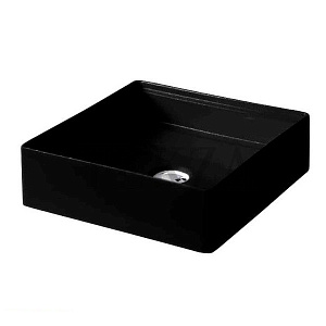 ArtCeram Scalino Раковина чаша 38x38x11,5h см, без перелива, цвет: matt black SCL001 17 00