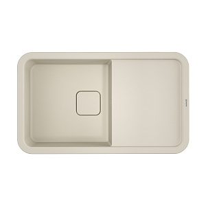 Omoikiri Tasogare 86-PA Кухонная мойка Artgranit 86x51 см, цвет: пастила 4993457