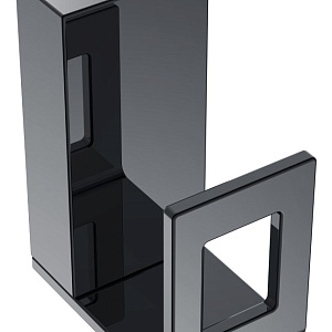 Boheme Q Крючок для полотенца, подвесной, цвет: shine gun metall 10946-SGM