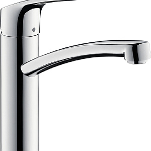 Hansgrohe Focus M41 Смеситель для кухонной мойки с поворотным изливом, цвет: хром 31806000