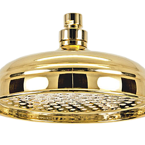 Remer Верхний душ 20,5 см, 1 режим, без кронштейна, цвет: oro lucido 359B20DO