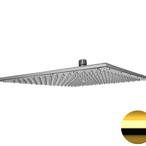 Remer Верхний душ 35x35 см, 1 режим, без кронштейна, цвет: oro lucido 359SSXLDO