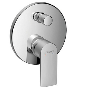 Hansgrohe Rebris E Смеситель для ванны встраиваемый на 2 потребителя, внешняя часть, цвет: хром 72468000