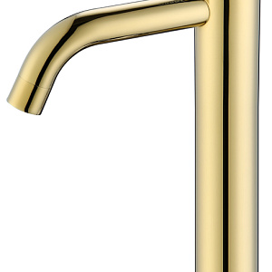 Boheme Stick Diamond Смеситель для раковины, излив 20,6 см, без донного клапана, цвет: gold/chrome 122-GCR