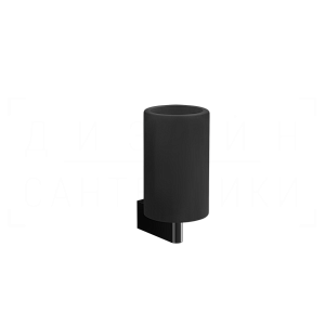 Gessi Origini Стакан подвесной, керамический Neolite, цвет: black/black metal PVD 66408#706
