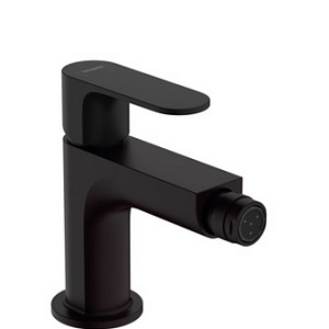 Hansgrohe Rebris S Смеситель для биде однорычажный, с донным клапаном, цвет: матовый черный 72210670