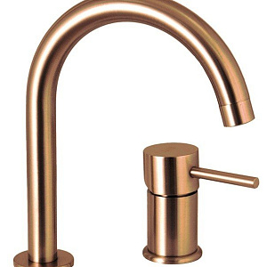Remer X Style Смеситель для раковины, без д/к, высота излива 14 см, цвет: vecchio ottone X57VO