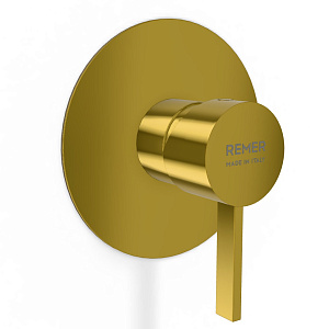Remer Metrica Смеситель для душа встраиваемый, 1 потребитель, цвет: oro PVD MC30LGP