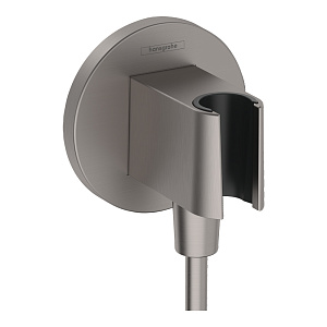 Hansgrohe FixFit S Шланговое подключение с держателем душа, цвет: шлифованный черный хром 26888340