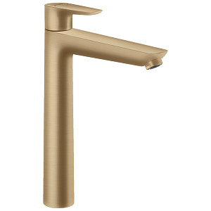 Hansgrohe Talis E Смеситель для раковины, с донным клапаном, цвет: шлифованная бронза 71716140