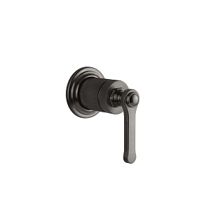 Gessi Внешняя часть встраиваемого смесителя, цвет: black metal brushed PVD 65109#707