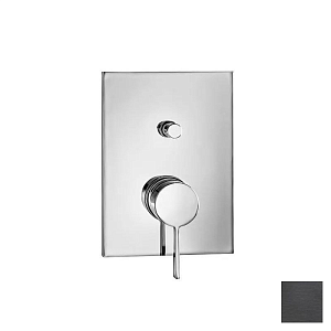 Almar Core Square Смеситель для душа, внешняя часть на 2 потребителя, цвет: brushed absolute black E186542.AB