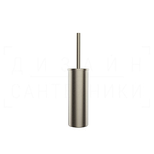 Gessi Rilievo Ершик для унитаза напольный, с латунной колбой, цвет: finox brushed nickel 59543#149