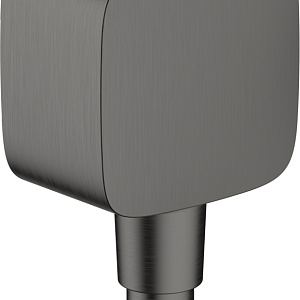 Hansgrohe FixFit Шланговое подключение с клапаном обратного тока, цвет: шлифованный черный хром 26457340