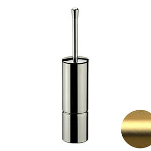 Remer Ершик для унитаза подвесной/напольный, с латунной колбой, цвет: oro spazzolato RB465BG
