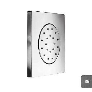 Almar Body Jets Душевая форсунка встраиваемая 12,5х12,5h см, цвет: brushed gun metal E044085.GM