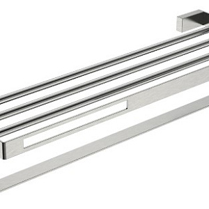 Boheme Q Полка для полотенец 60x23 см, подвесная, цвет: nickel brush 10947-NB
