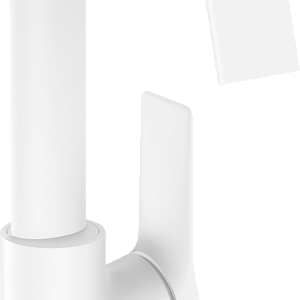 Hansgrohe Vivenis Смеситель для раковины однорычажный 210 с поворотным изливом, цвет: матовый белый 75030700