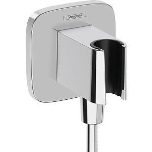 Hansgrohe Fixfit Шланговое подключение с держателем душа, цвет: хром глянцевый 26887000
