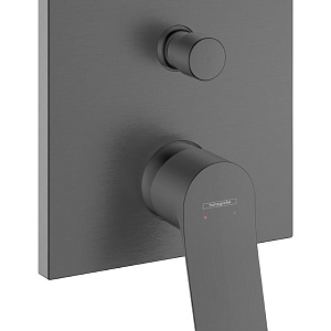 Hansgrohe Vivenis Смеситель для душа встраиваемый на 2 потребителя, цвет: шлифованный черный хром 75415340