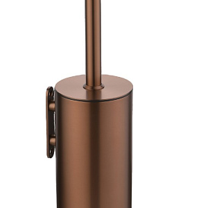 Boheme Uno Ершик для унитаза подвесной с латунной колбой, цвет: brushed bronze 10984-BRB