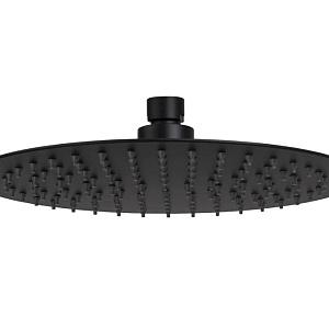 Remer Верхний душ 40 см, 1 режим, без кронштейна, цвет: nero opaco 357UFM40NOX
