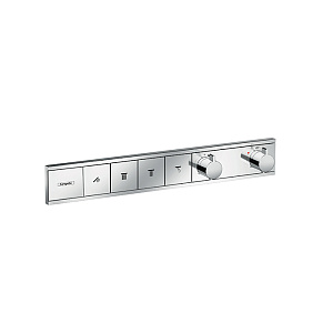 Hansgrohe RainSelect Термостат для душа встраиваемый на 4 потребителя, внешняя часть, цвет: хром 15382000