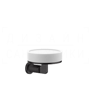 Gessi Inciso Мыльница с керамической чашей Neolite, подвесная, цвет: white/aged bronze 58501#187