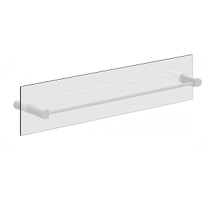 Gessi Rilievo Полотенцедержатель для крепления на стекло 62,8 см, цвет: matte white 59566#279