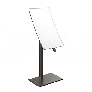 Gessi Inverso/Rettangolo Косметическое зеркало настольное, 2-х увеличение, цвет: black metal PVD 20988#707