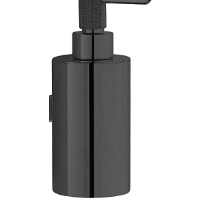 Boheme Uno Дозатор для жидкого мыла, подвесной, латунная колба цвет: shine gun metall 10977-SGM