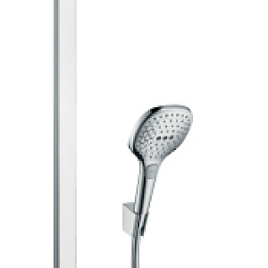 Hansgrohe Raindance Select E Душевая стойка: термостат, верхний душ 30x16 см, ручной душ, цвет: хром 27126000