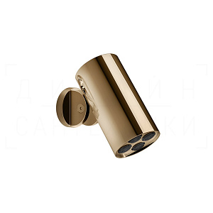 Gessi Spotwater Верхний душ d7,9 см, настенный, 1 вид струи многоструйный, цвет: warm bronze PVD 57261#735