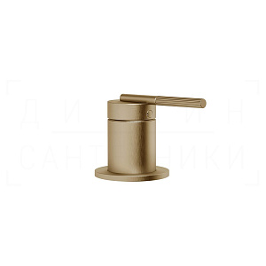Gessi Ingranaggio Смеситель для раковины, без излива и донного клап., цвет: warm bronze brushed PVD 63600#726